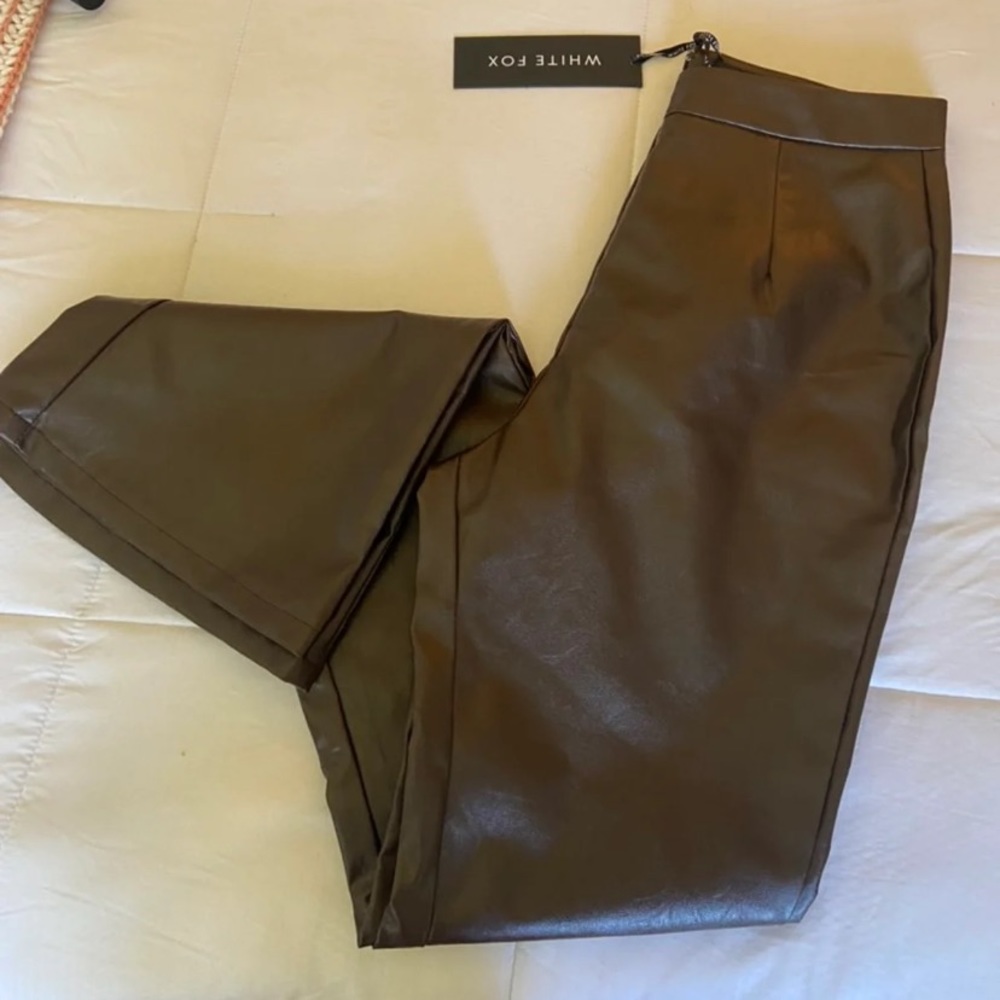 White Fox Boutique leather pants